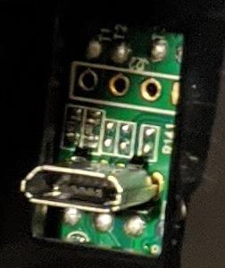microUSB port