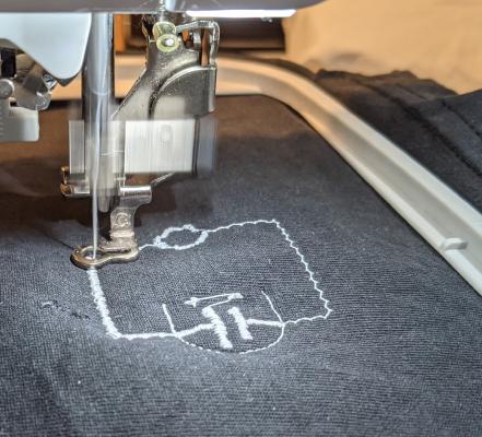 Stitching the 2nd layer