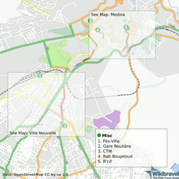 Illustration of a map created using osmatravel
